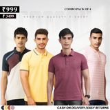 4-Pack T-Shirt Combo: Style, Savings & Everyday Essentials | TC-12