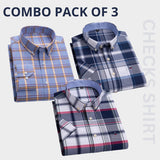 Premium Imported 100% High Quality Check Shirt | Full/Half Sleeve | With Pocket |(FS-107)