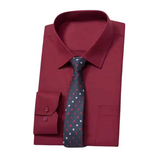 Meeting Wear: 100% Premium Imported Cotton Men’s Plain/Solid Shirts – Full or Half Sleeve, Pocket Design for Supreme Comfort | MW-08