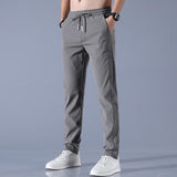 🔥Buy1 Get 1 Free💥🤩PREMIUM MEN'S HIGH STRETCH SKINNY LYCRA PANTS(Black & Gray) 🔥 (L-01)