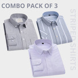 Premium Imported 100% High Quality Striped Shirt | Full/Half Sleeve | With Pocket | (FS-113)