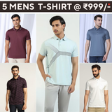 5-Pack Premium Men’s T-Shirts | Everyday Comfort, Five Ways| PM-06