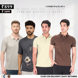 4-Pack T-Shirt Combo: Style, Savings & Everyday Essentials | TC-07