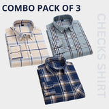 Premium Imported 100% High Quality Check Shirt | Full/Half Sleeve | With Pocket |(FS-157)
